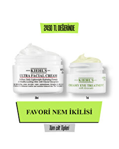 Ultra Facial Cream ve Avokado Göz Kremi Favori Nem İkilisi Tanışma Seti