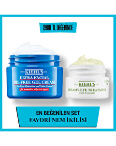Ultra Facial Oil Free Cream ve Avokado G&ouml;z Kremi Nem İkilisi Tanışma Seti