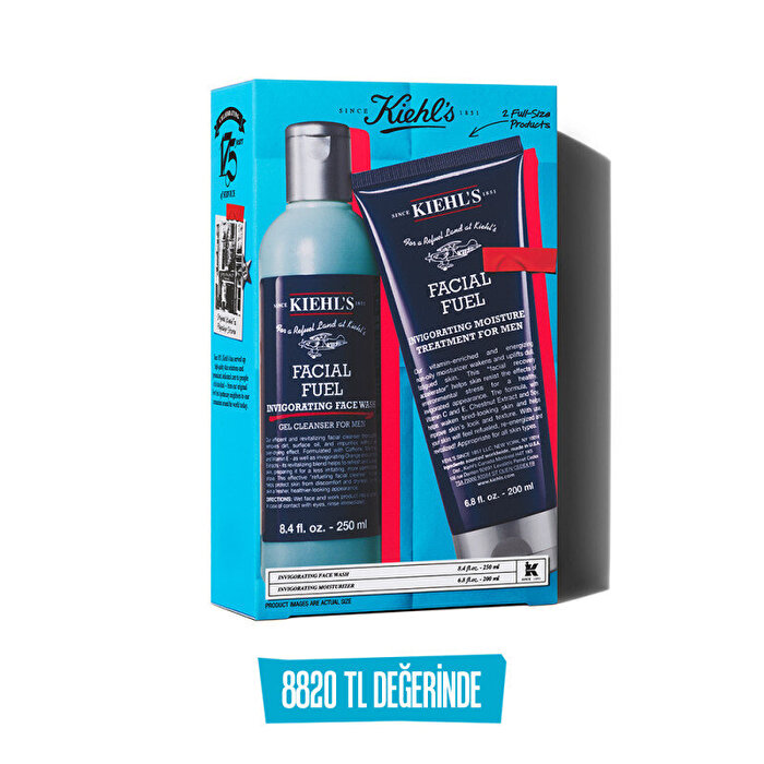 Facial Fuel - Erkekler için Yüz Temizleme ve Nemlendirme Seti-3605973087408-073b019e
